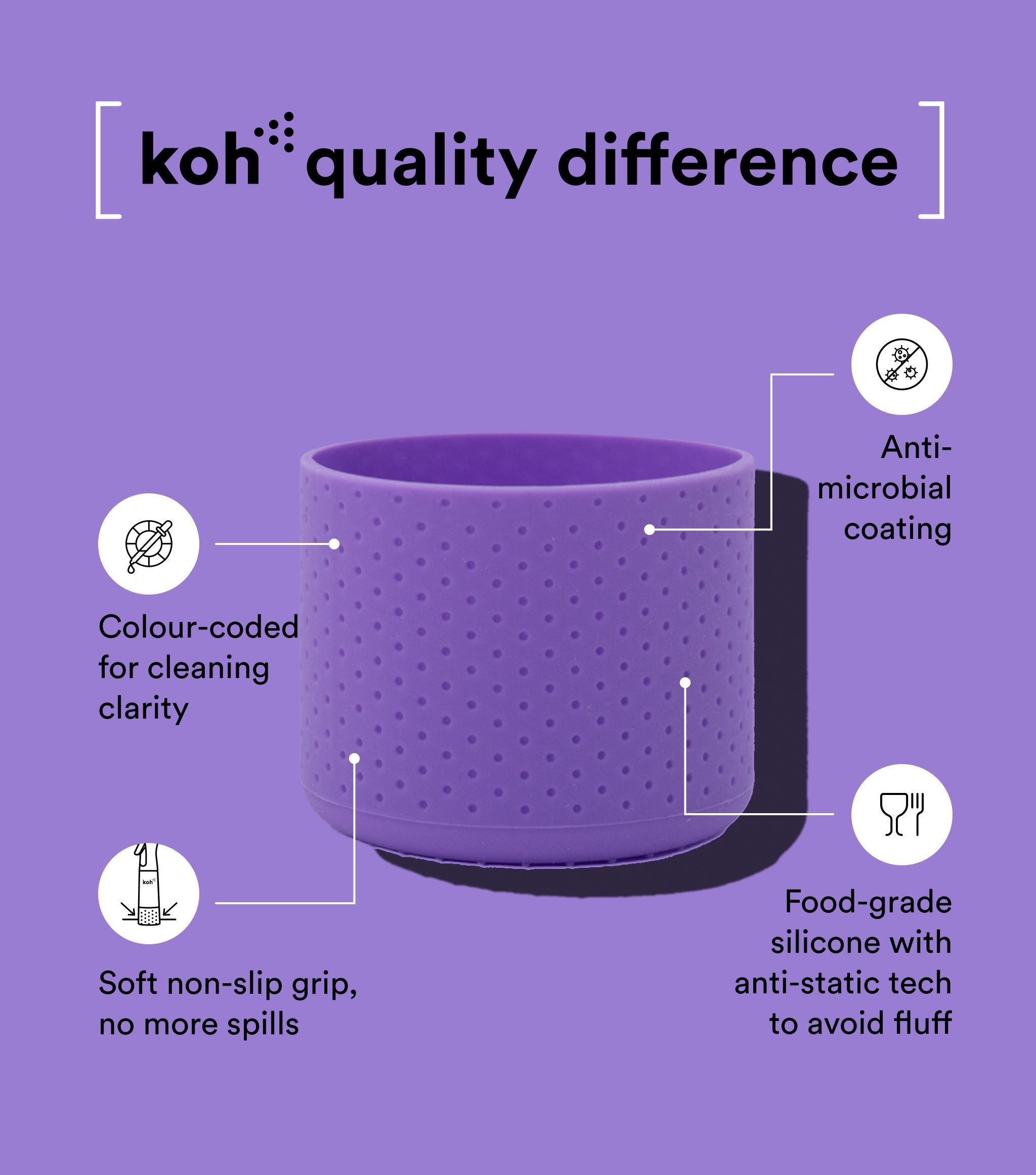 Purple Bottle Bumper