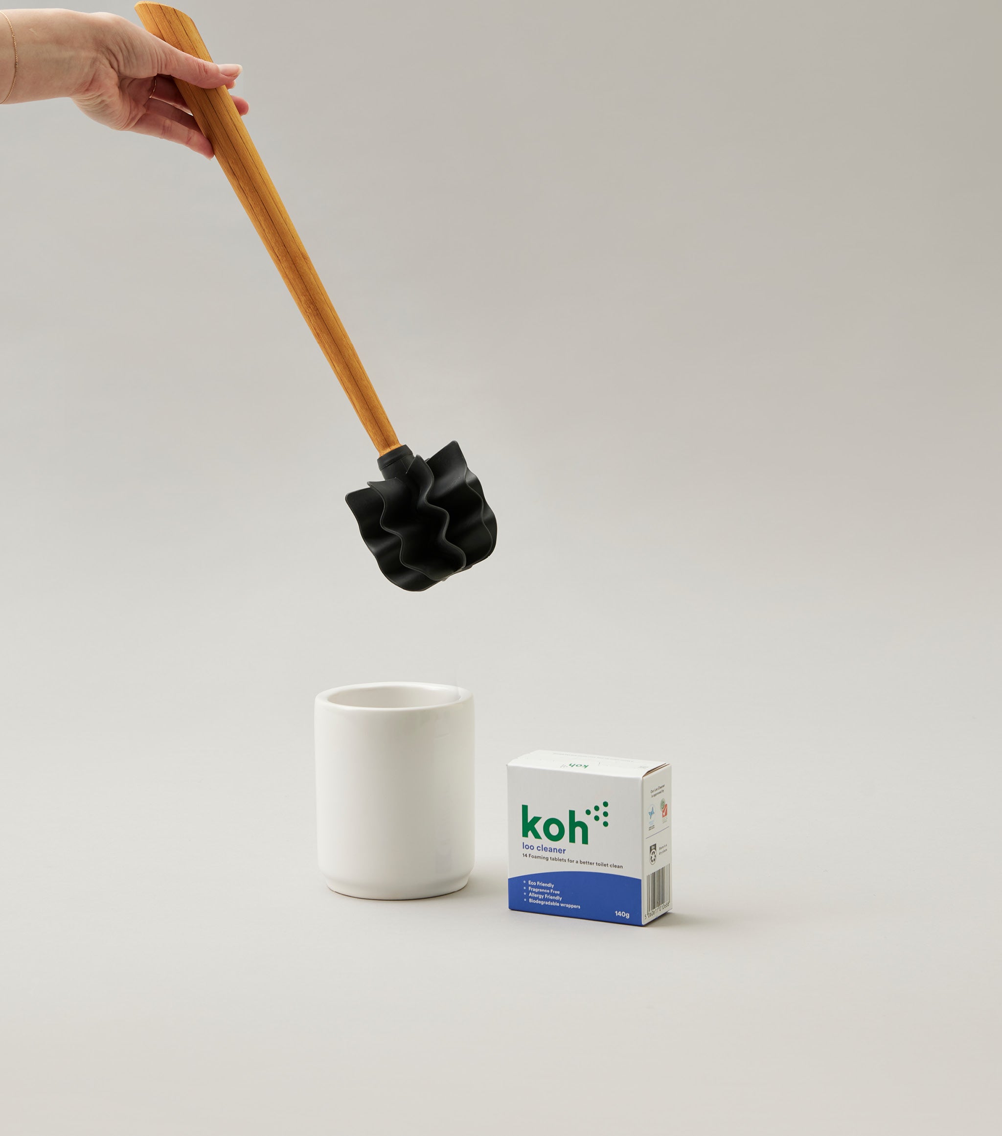 Loo Starter Kit (White), Say Goodbye To Your Toilet Brush