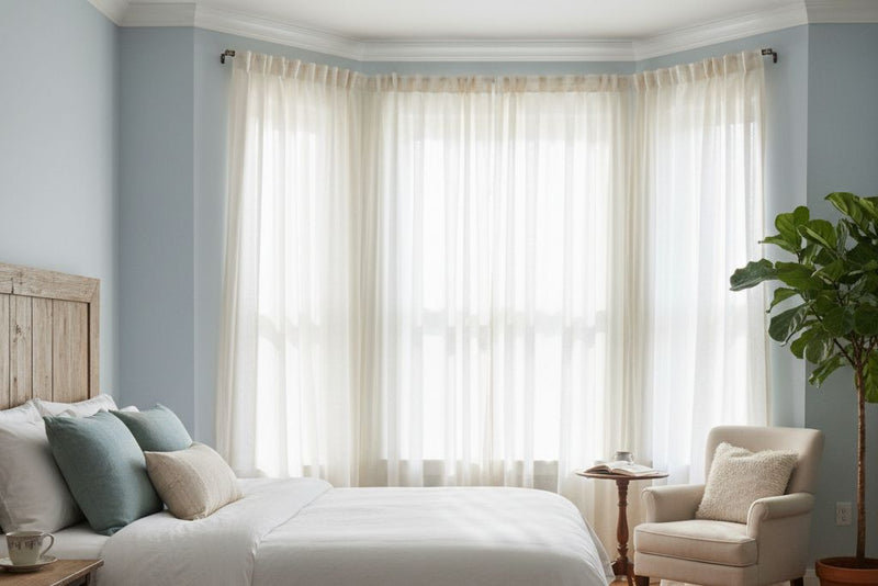 How to clean curtains without removing them