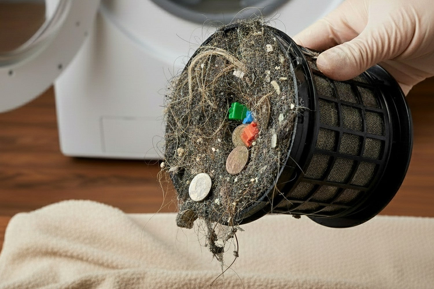 How to clean a washing machine (drum & filter)