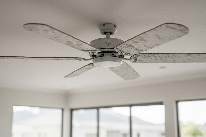 How to clean ceiling fans without dust falling