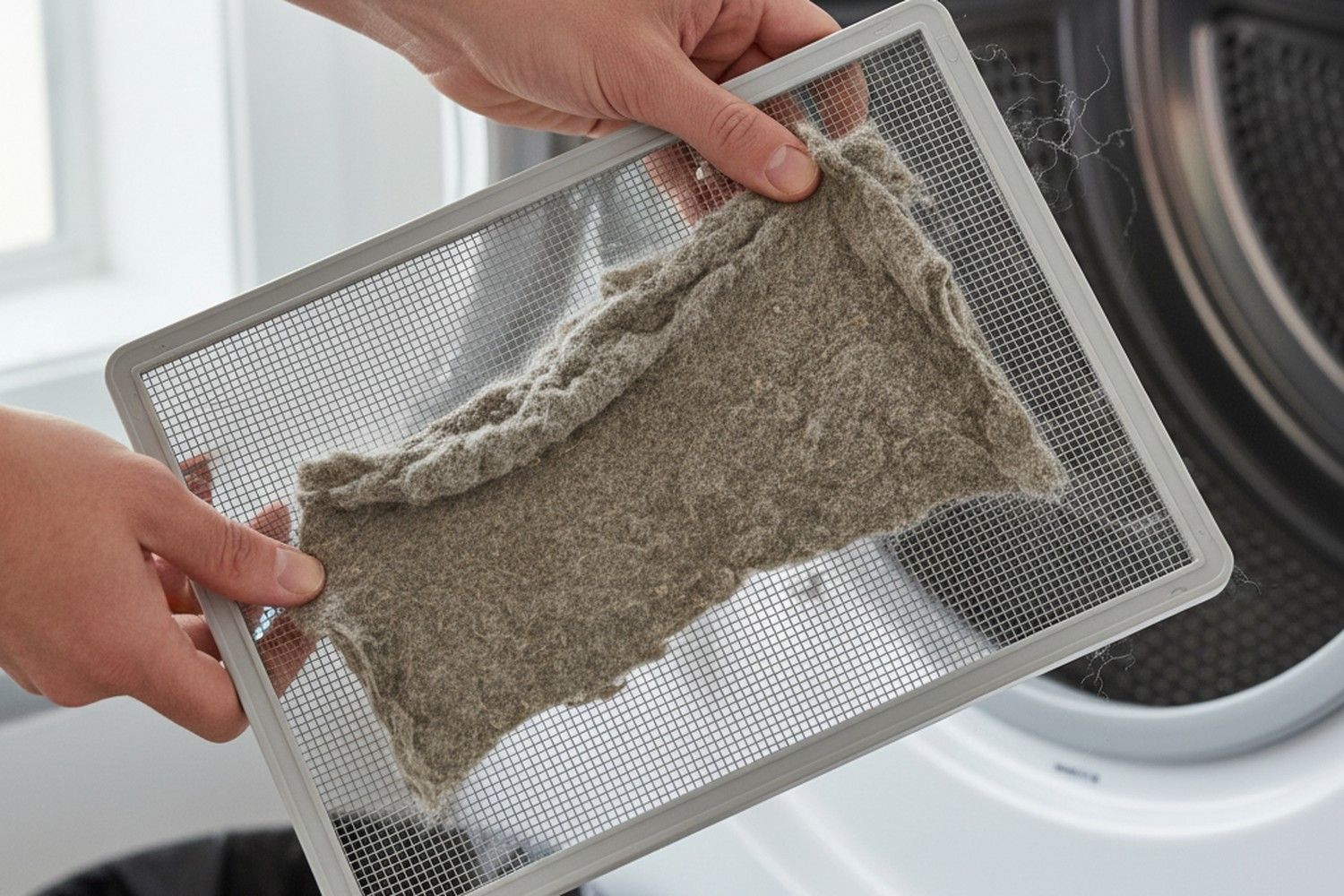 How to clean a dryer lint trap and vent