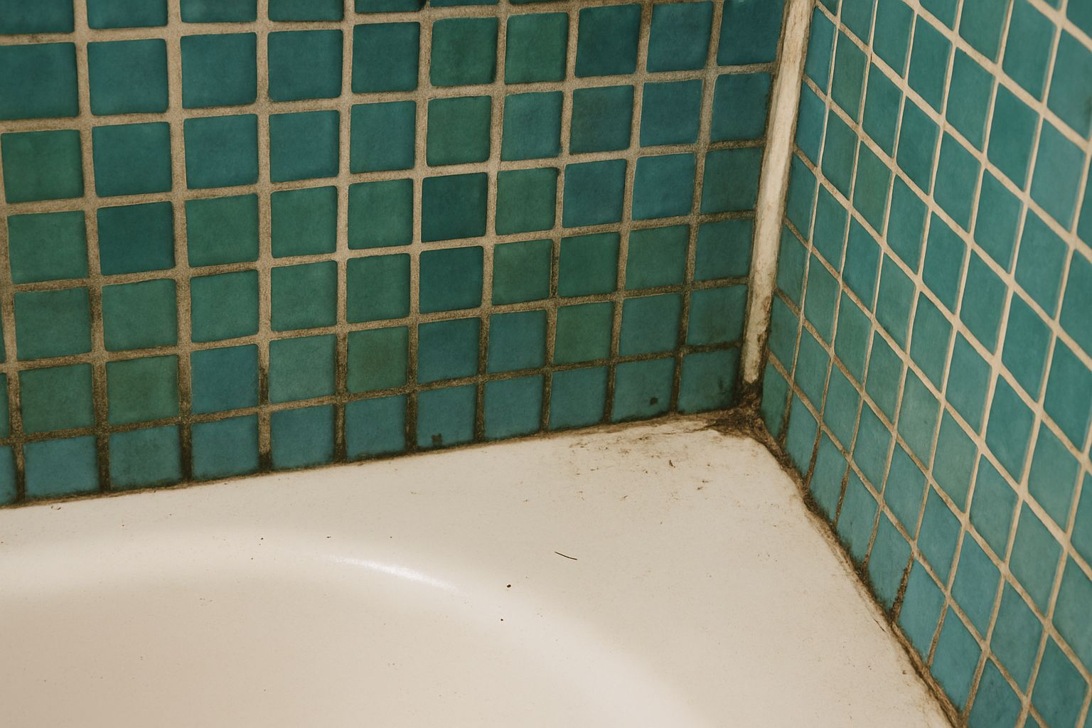 How to clean grout and remove mould