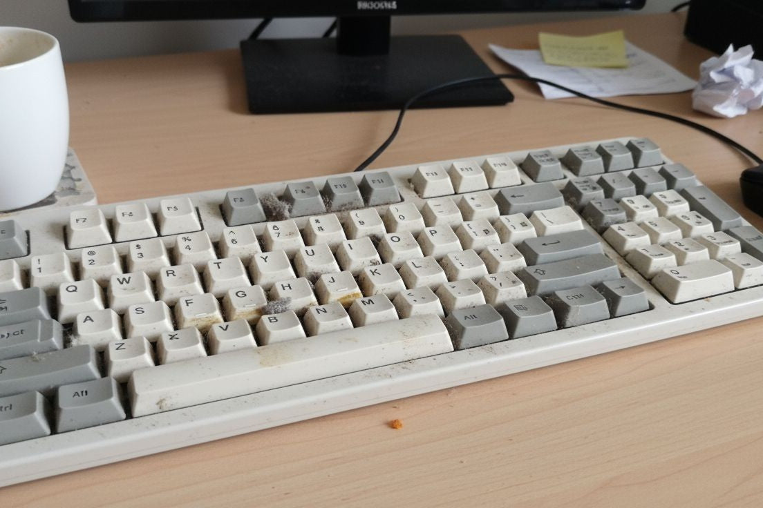 How to clean a computer keyboard