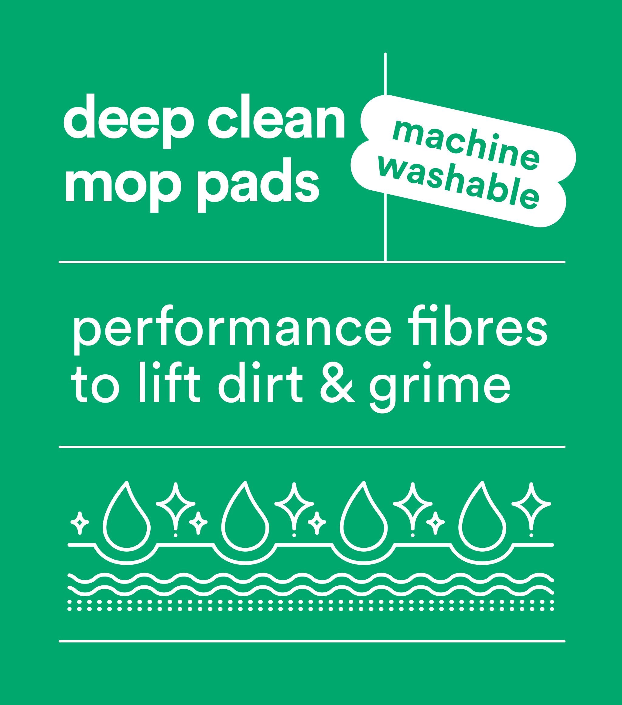 Deep Clean Mop Pads 5pk