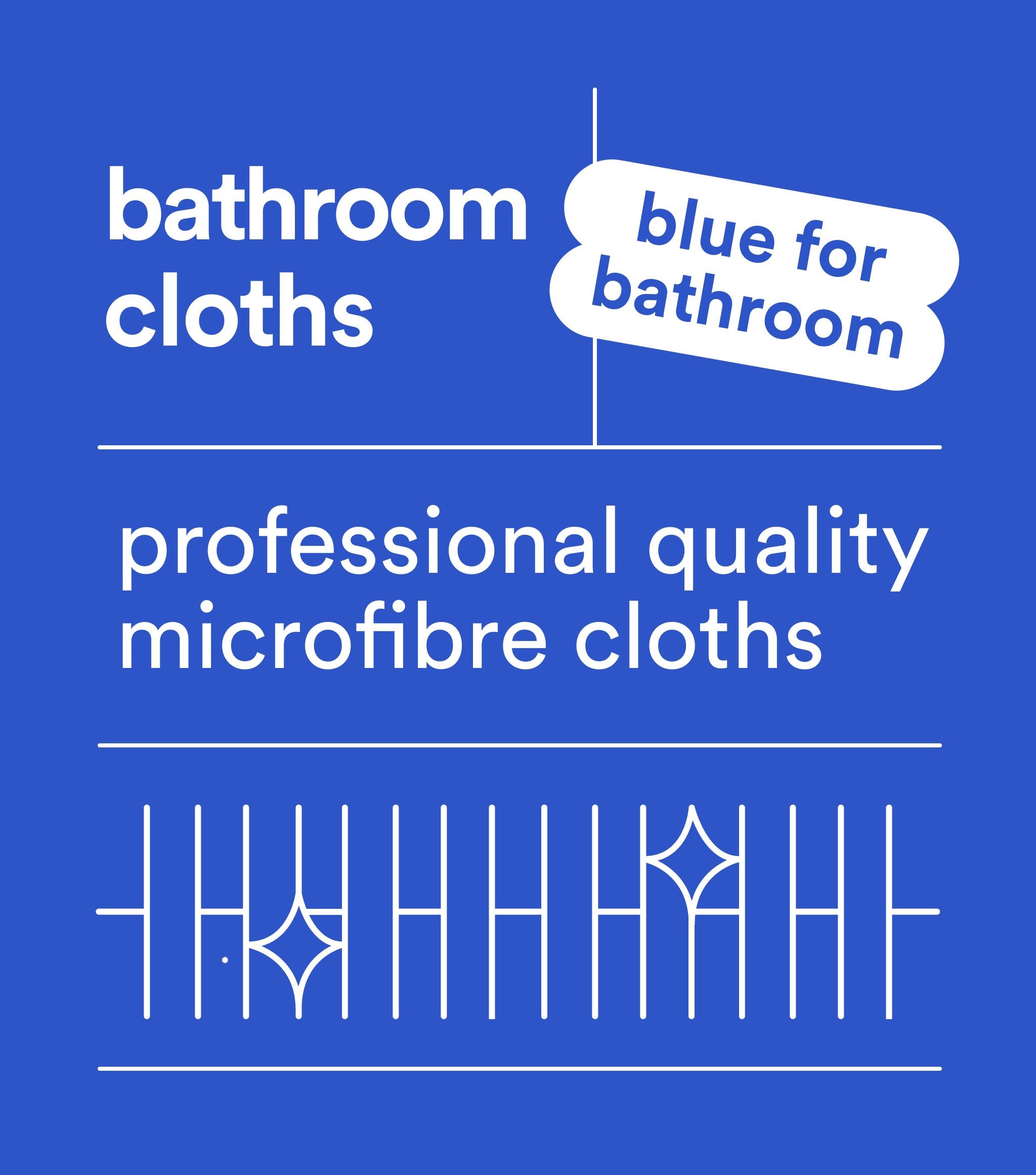 Bathroom Cloths 3pk