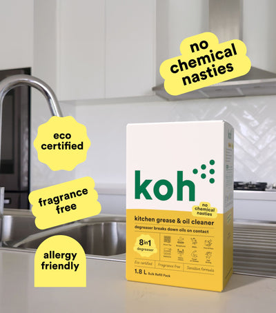 Koh Kitchen Grease and Oil Cleaner lifestyle