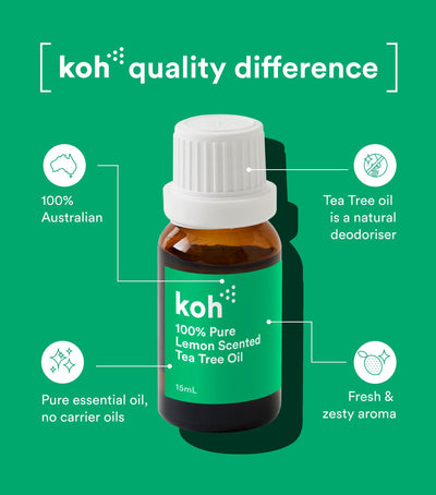 Koh Lemon Scented Tea Tree Oil detail