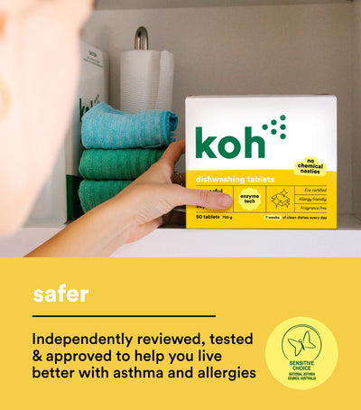 Koh Dishwashing Tabs are septic and grey water safe