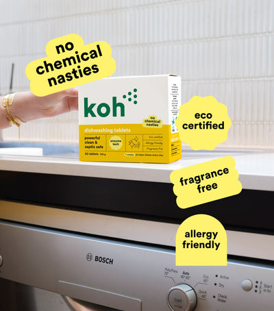 Koh Dishwashing Tabs features