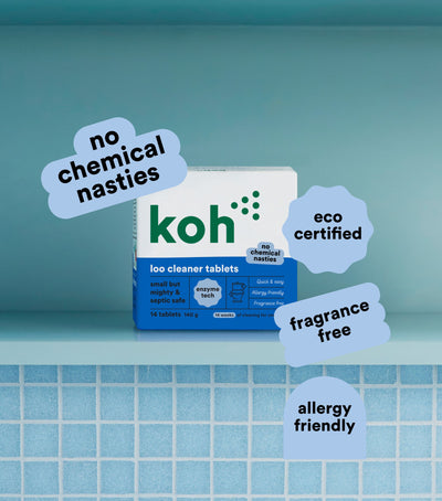 Koh Loo Cleaner Tabs fragrance-free formula