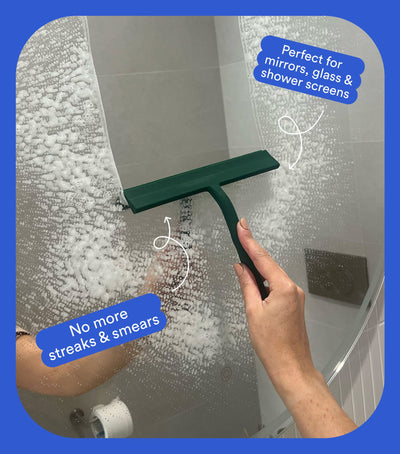 Koh Bathroom Squeegee in use