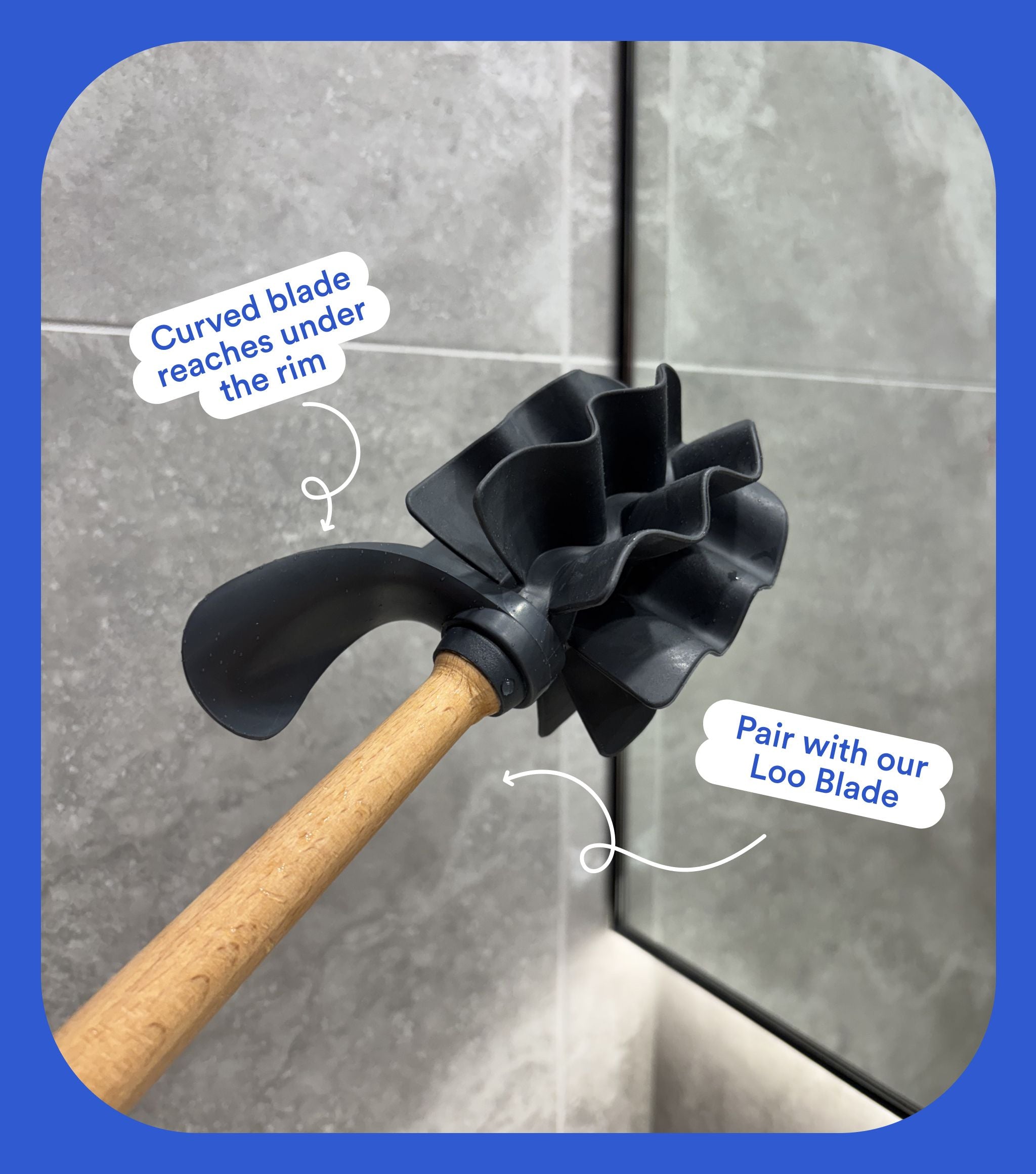 Koh Loo Blade Rim Cleaner in use