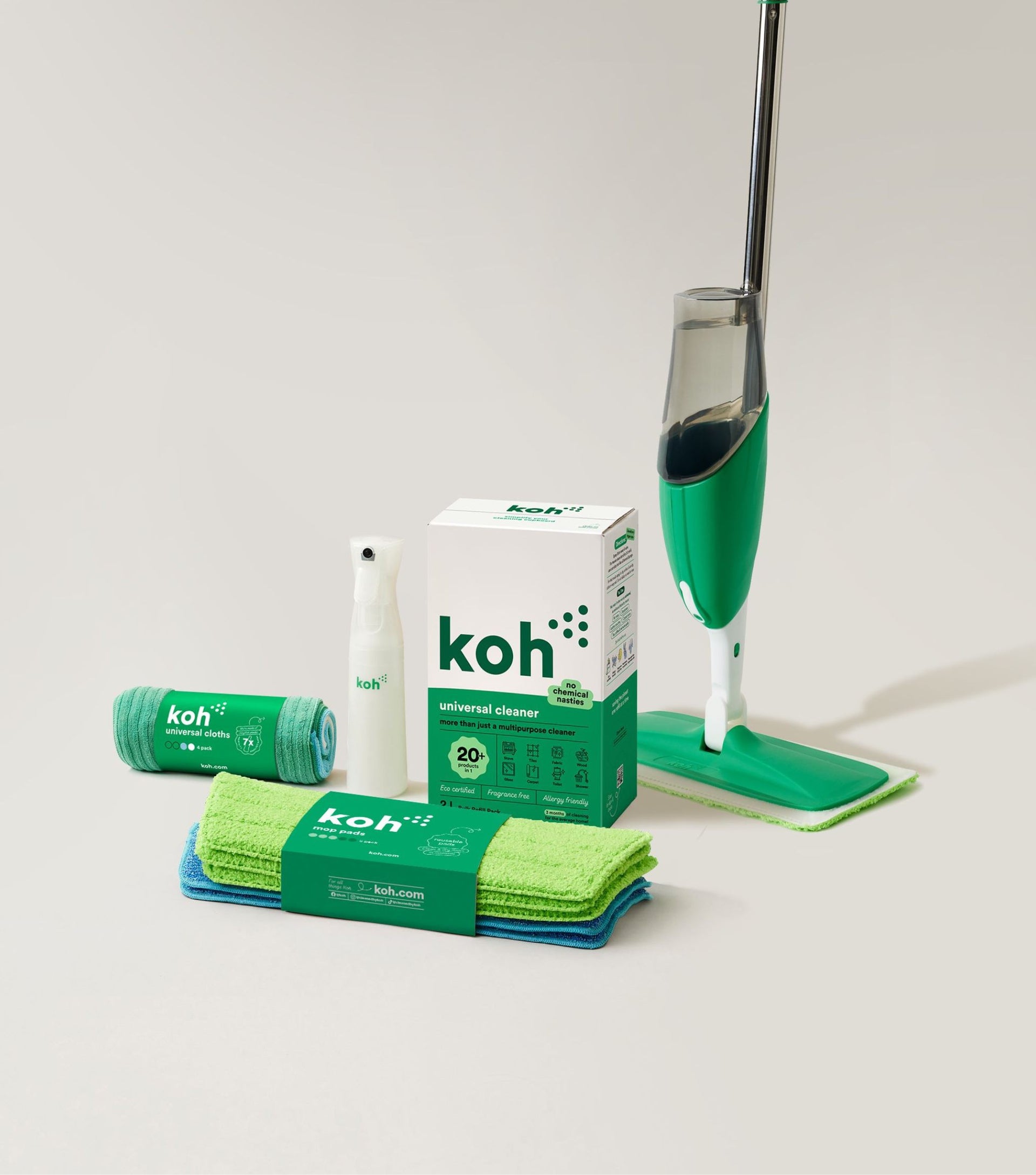 Universal Cleaner + Spray Mop Starter Kit